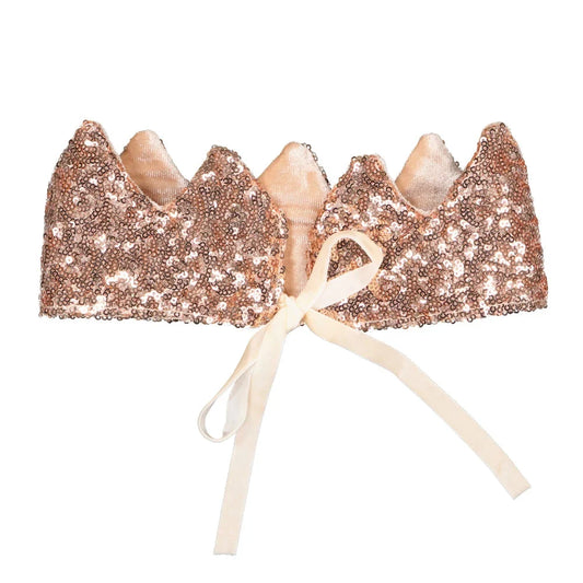 Couronne de Princesse - Paillettes Roses – vue produit 2