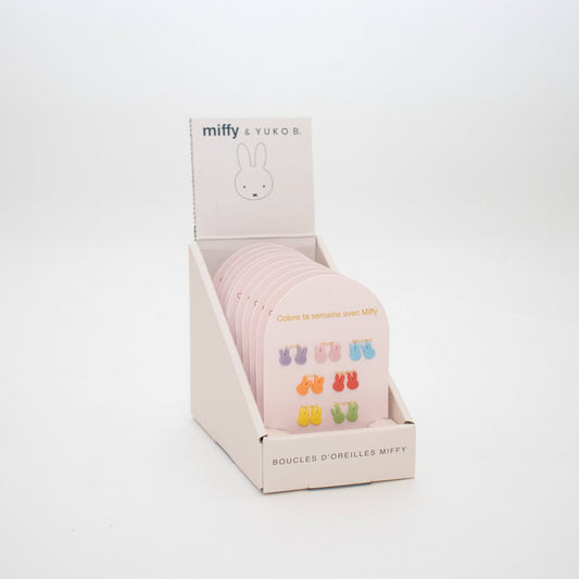 Boucles d'oreilles Miffy - 7 paires