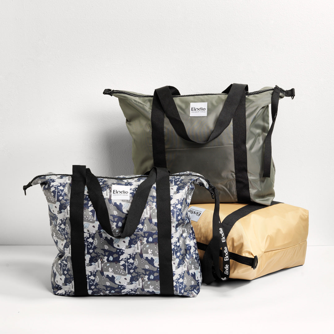 Groene veranderende tas