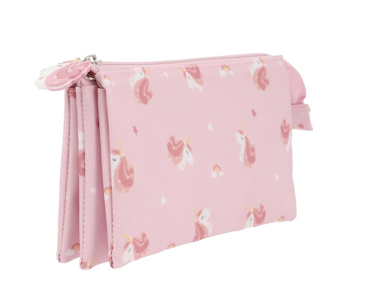 Trousse 3 Compartiments Licorne Magique