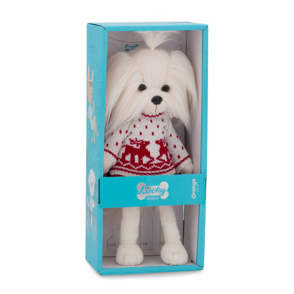 Poupée chien Lucky Mimi : Scandinave -38cm
