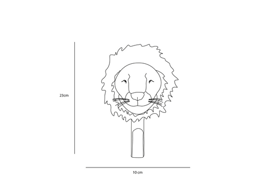 Porte-manteau Peluche Lion - Wild & Soft