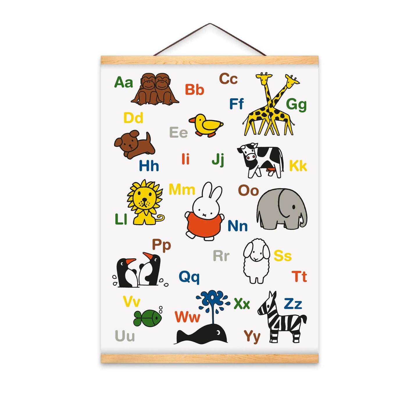 poster miffy animal alphabet a3 mtd