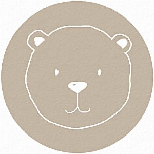 Petit Tapis Enfant Rond 100cm