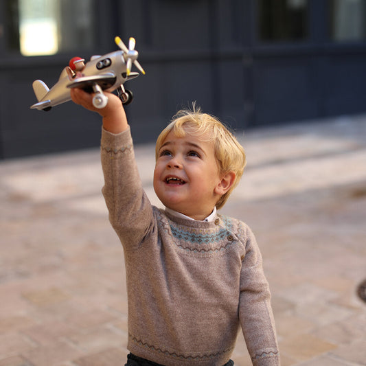 Avion Jet Plane Argentée – visuel produit