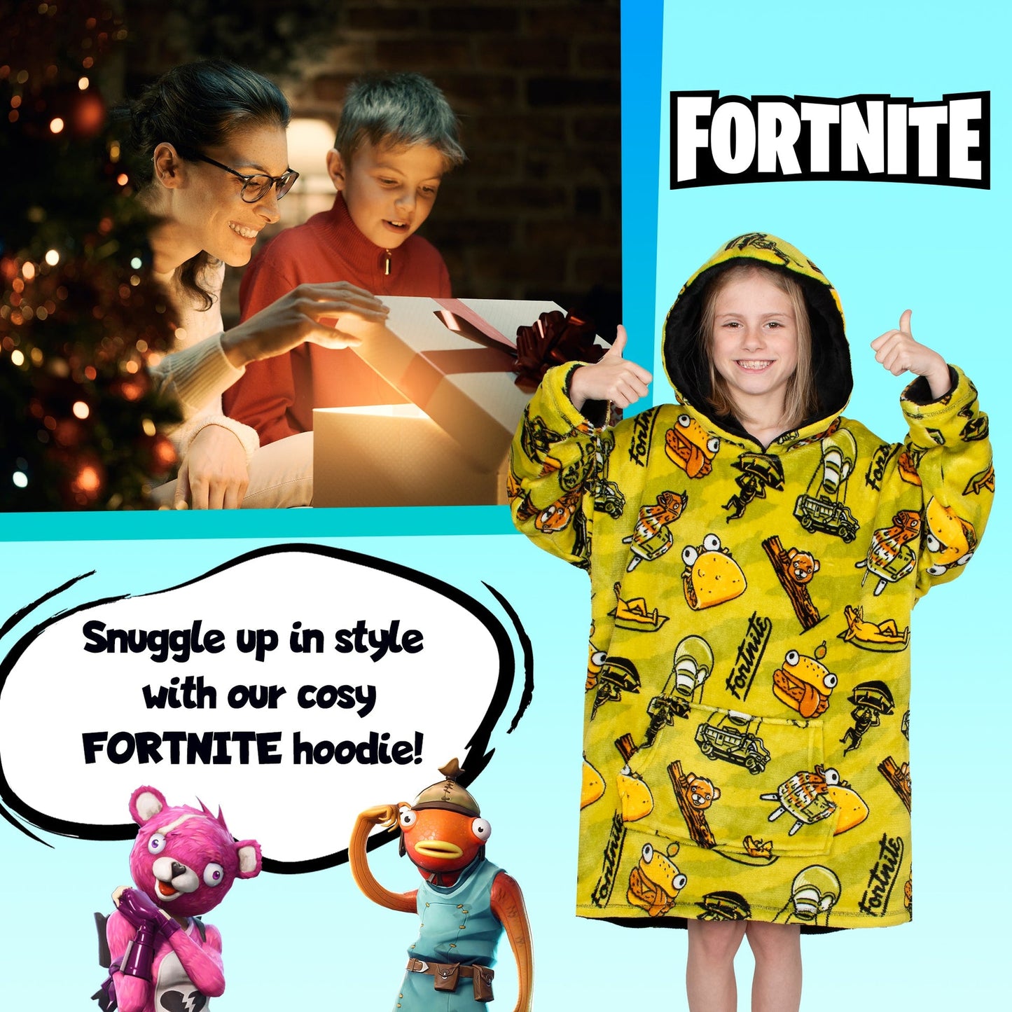 Sweat à capuche Fortnite – Oversized Blanket