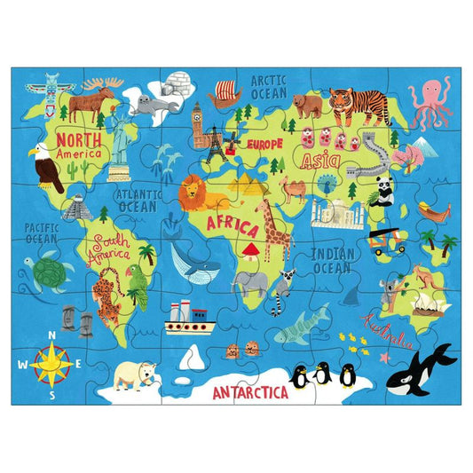 Puzzle to Go Carte du Monde