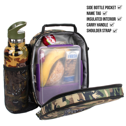 Sac repas – Camouflage dinosaure