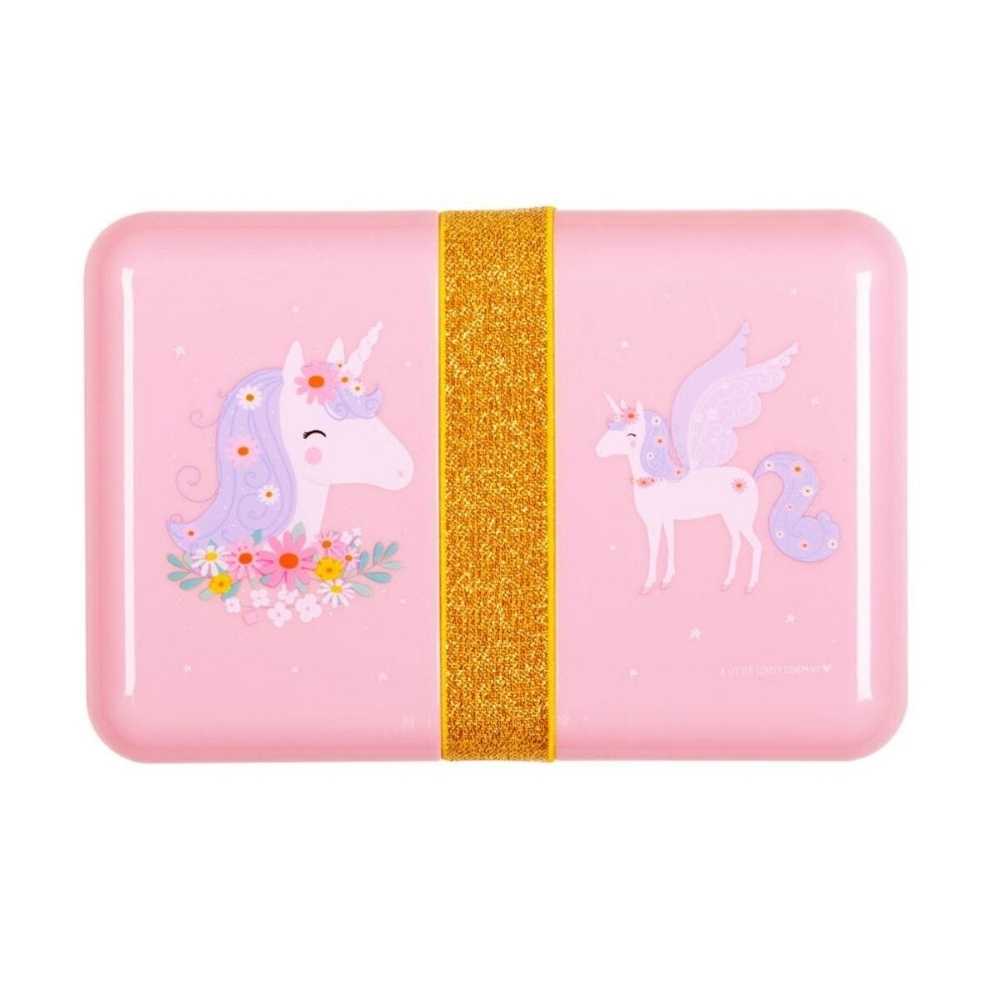 Boîte à Goûter et Déjeuner - Licorne