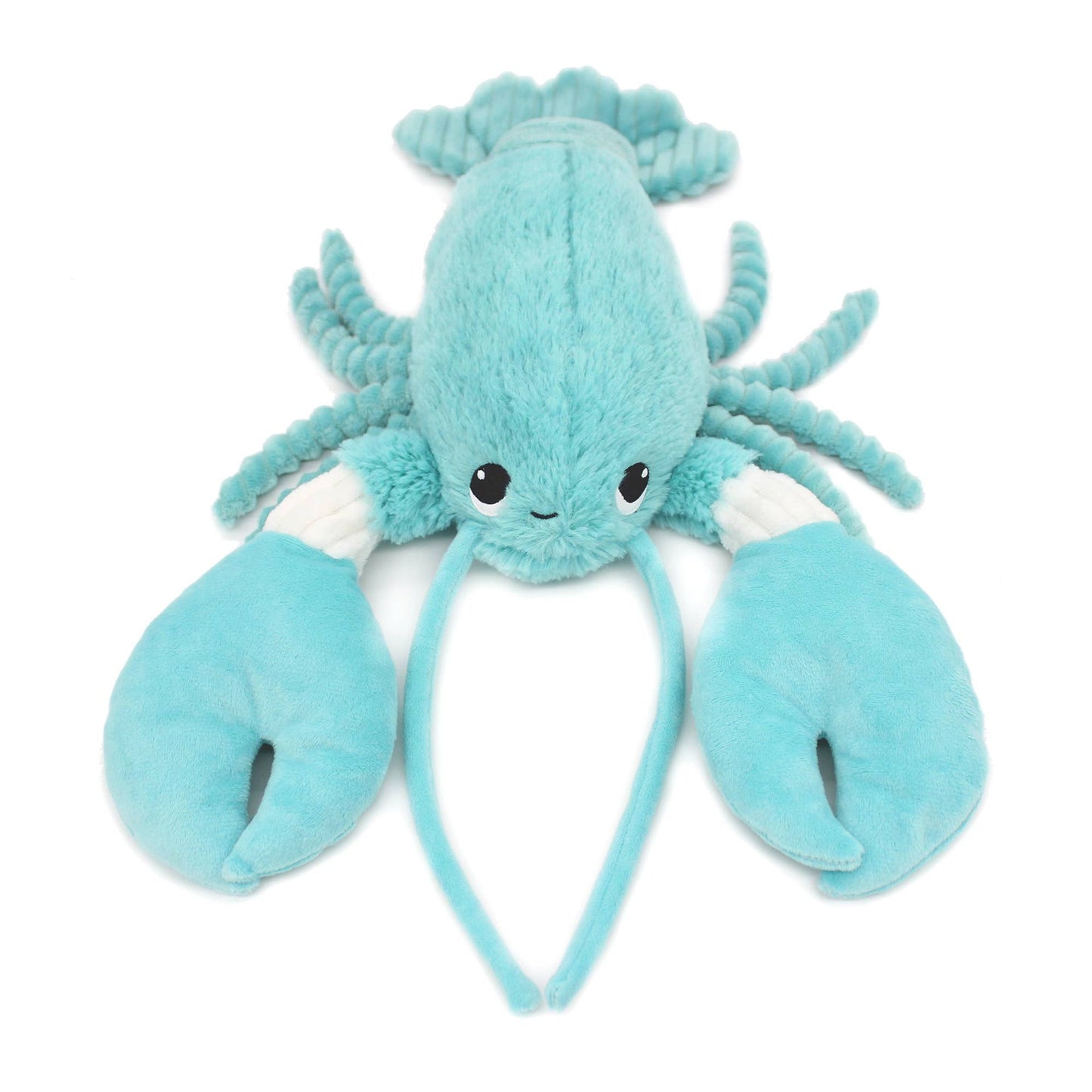 Peluche Ptipotos Maman et Bébé Homard - Bleu Aqua