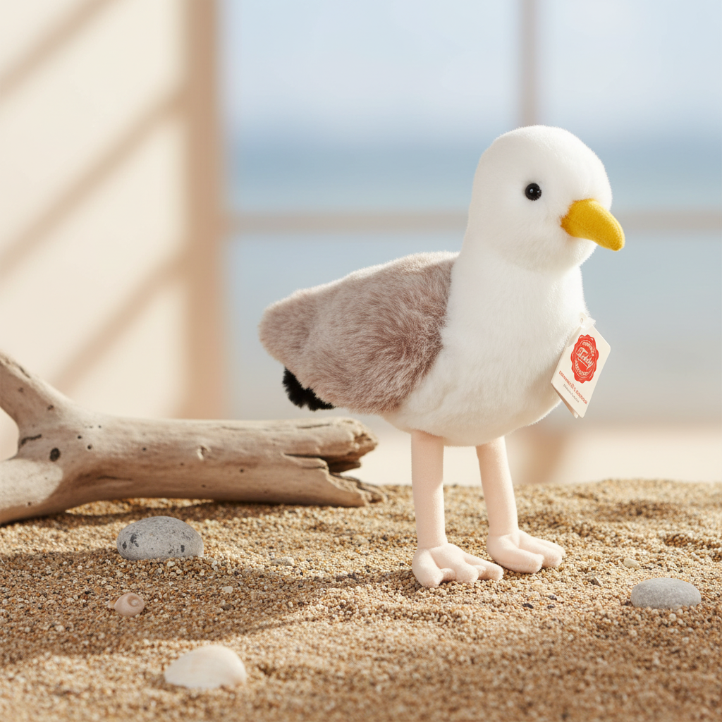 Peluche Mouette