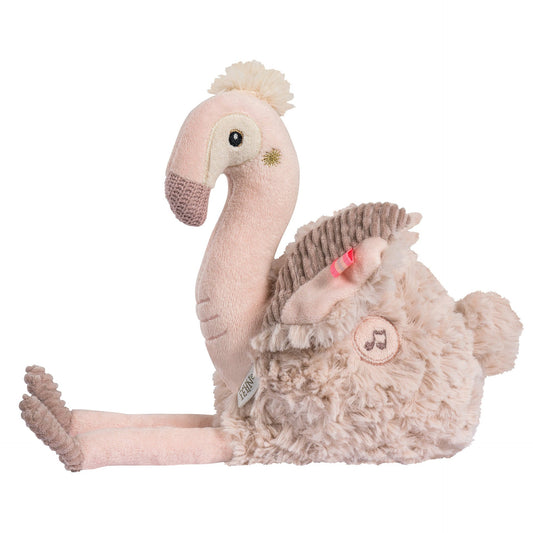 Aide à l’endormissement flamant rose – 31 cm