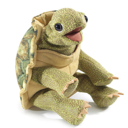 Marionnette à main Marionnette Tortue Debout Folkmanis réaliste