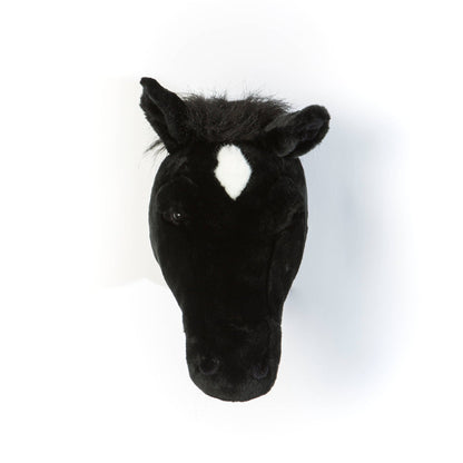 Décoration Murale Peluche Pierre le Cheval Noir
