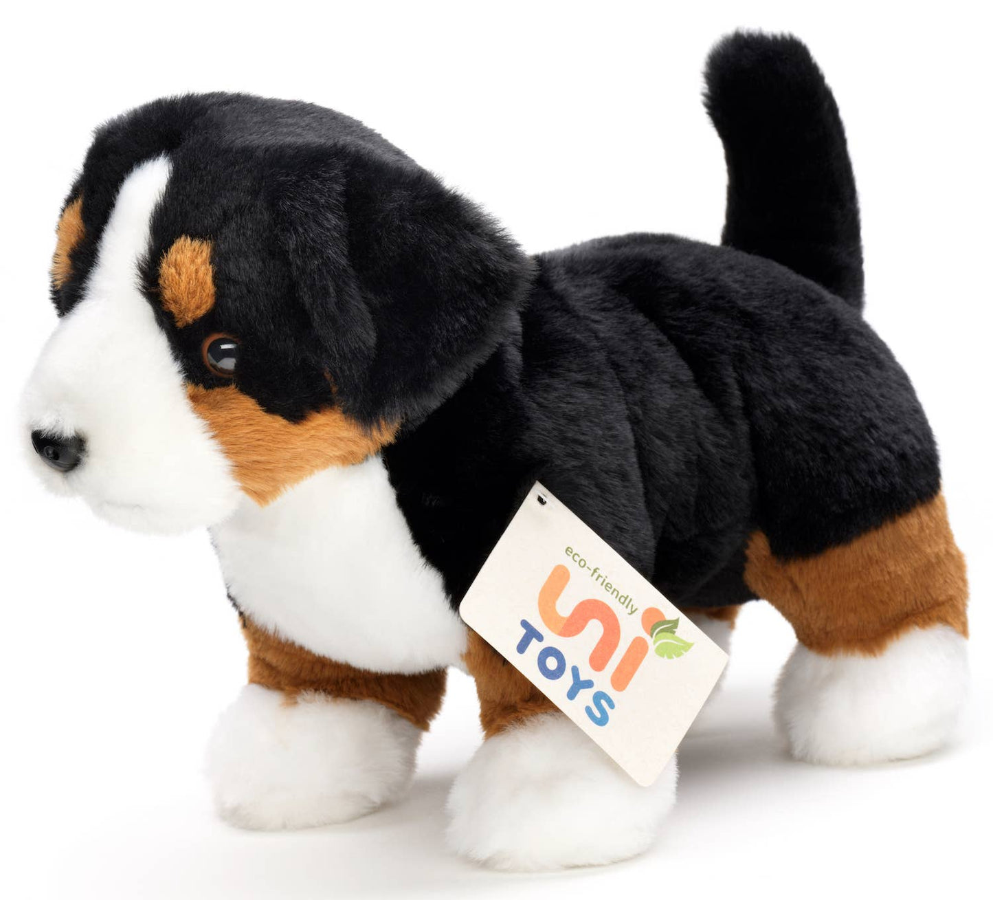 Peluche chiot Bouvier bernois debout Uni Toys