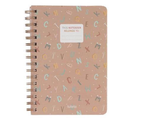 Cahier Scolaire Lettres de l'Alphabet Rigolotes