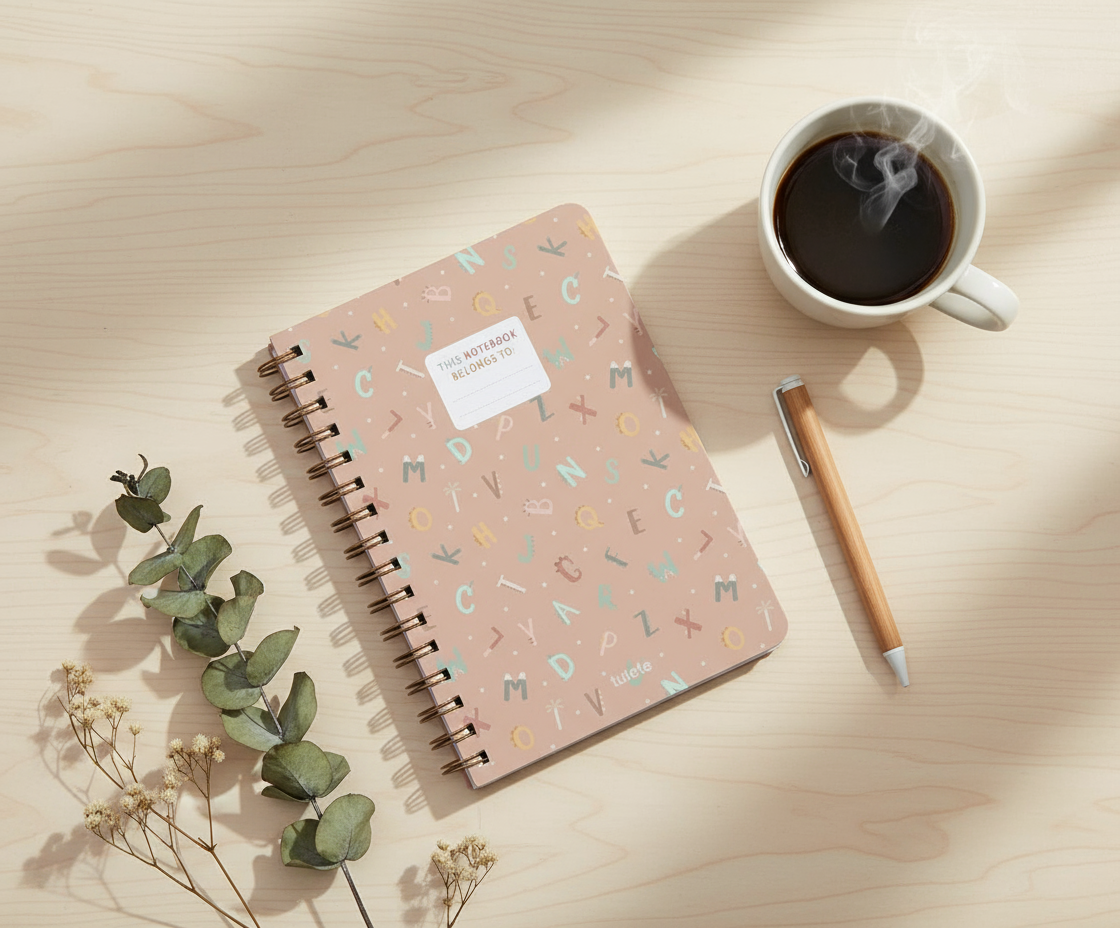 Cahier Scolaire Lettres de l'Alphabet Rigolotes - vue 3