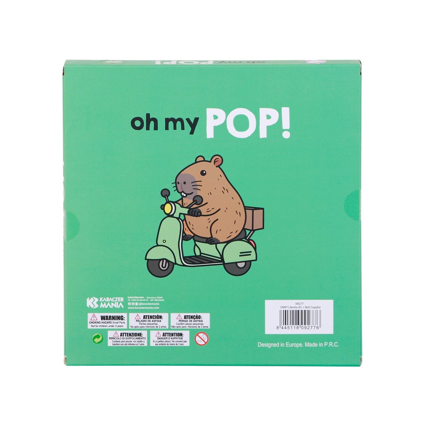 Coffret Journal + Stylo 6 Couleurs Oh My Pop! « Froggy »