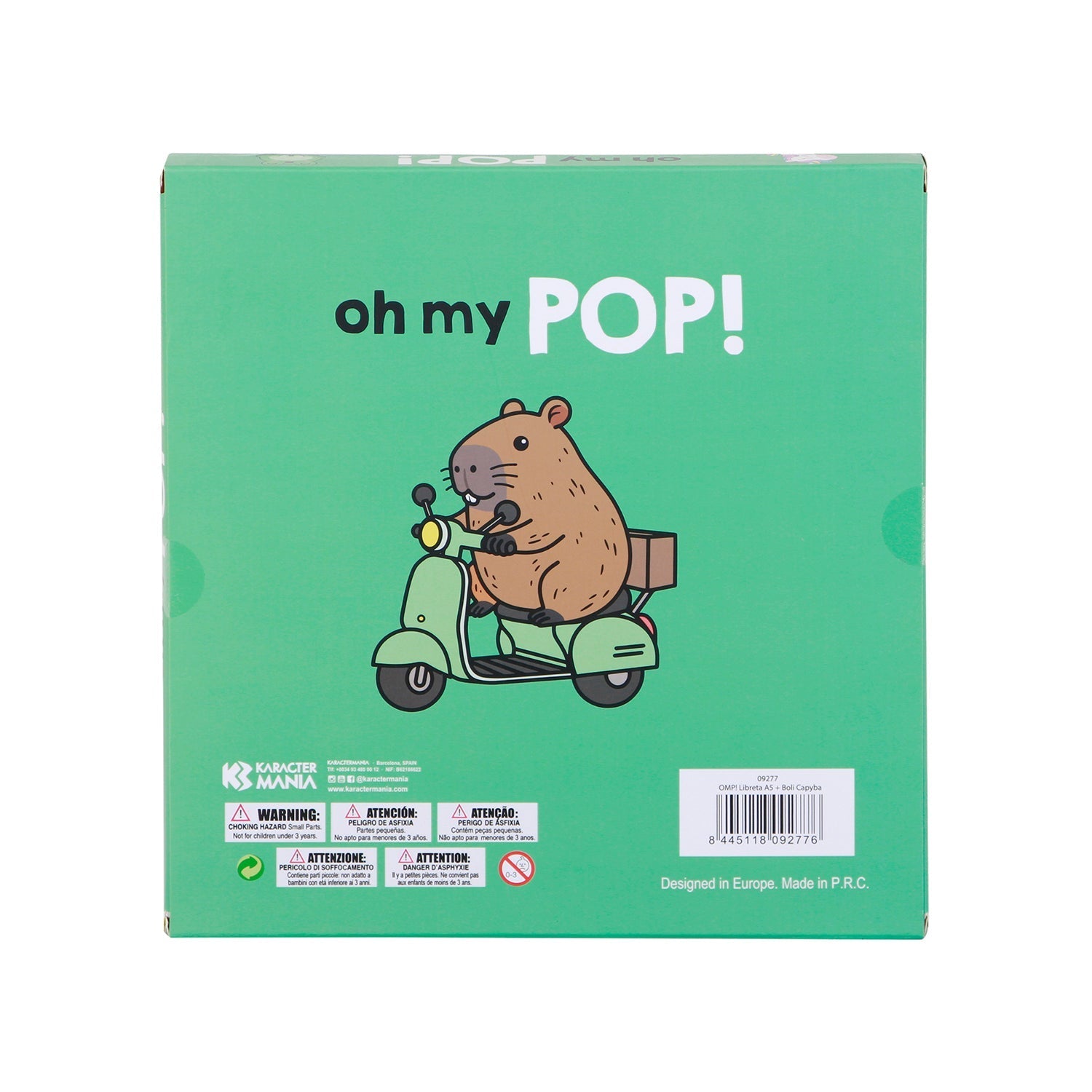 Coffret Journal + Stylo 6 Couleurs Oh My Pop! « Froggy »