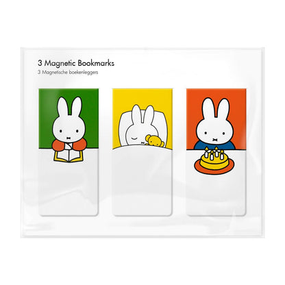Marque-page magnétique, ensemble de 3, Miffy Maison