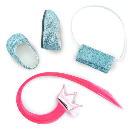 Ensemble de chaussures et d'accessoires de 20 cm