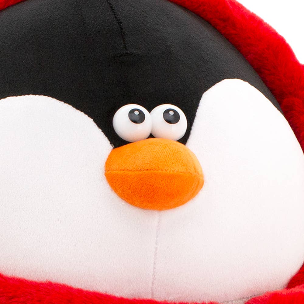 Peluche Orange Life Pingouin avec écharpe (50cm)