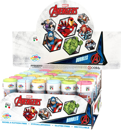 Coffret bulles de savon Avengers Marvel – Présentoir 36 flacons 60 ml