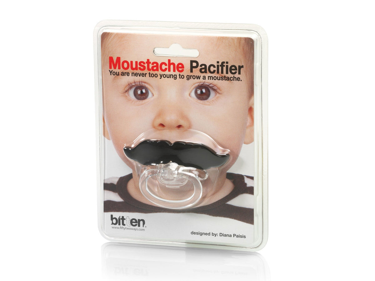 Moustache Pacifier Bitten – Sucette original