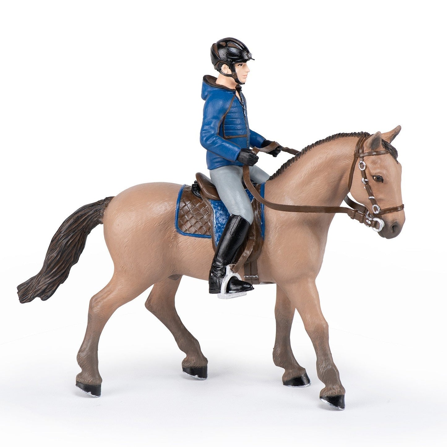 Figurine Cheval de promenade et son cavalier