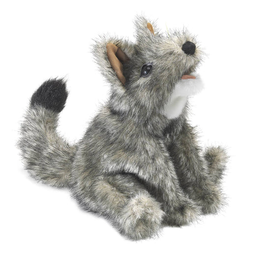 Marionnette à main Bébé coyote Folkmanis réaliste