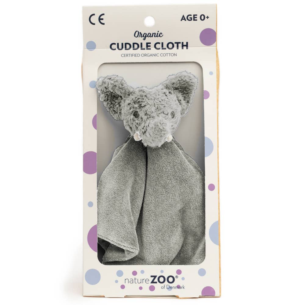 Doudou Éléphant gris