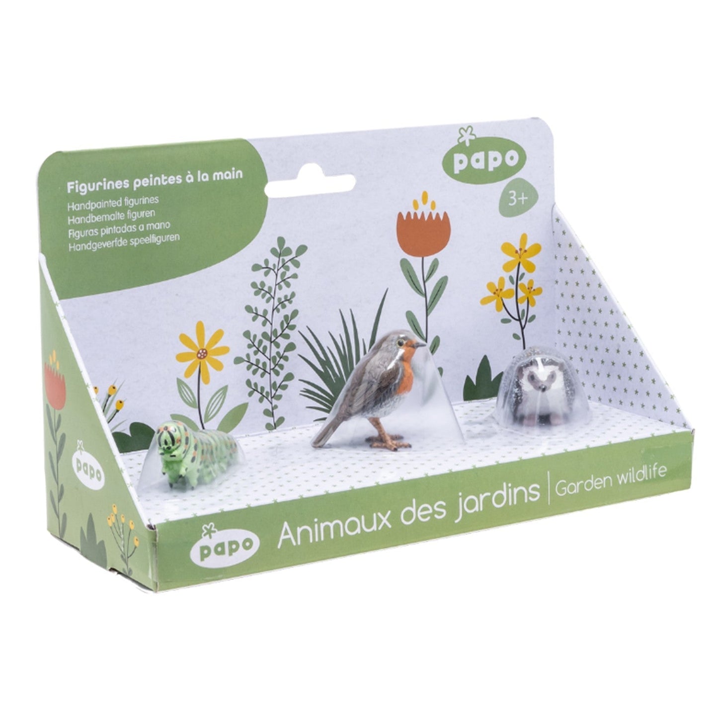 Coffret insectes (Hérisson - Rouge-gorge - Chenille)