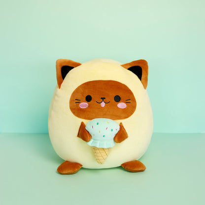 Coussin Fluffy Kawaii Minty