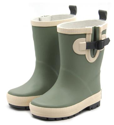 Follow the Duck: BOTTES EN CAOUTCHOUC taille: 28, vert sauge