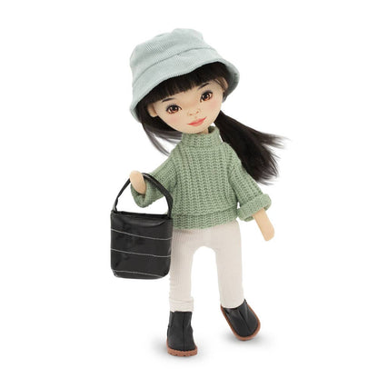 Poupée Lilu avec pull vert 32 cm