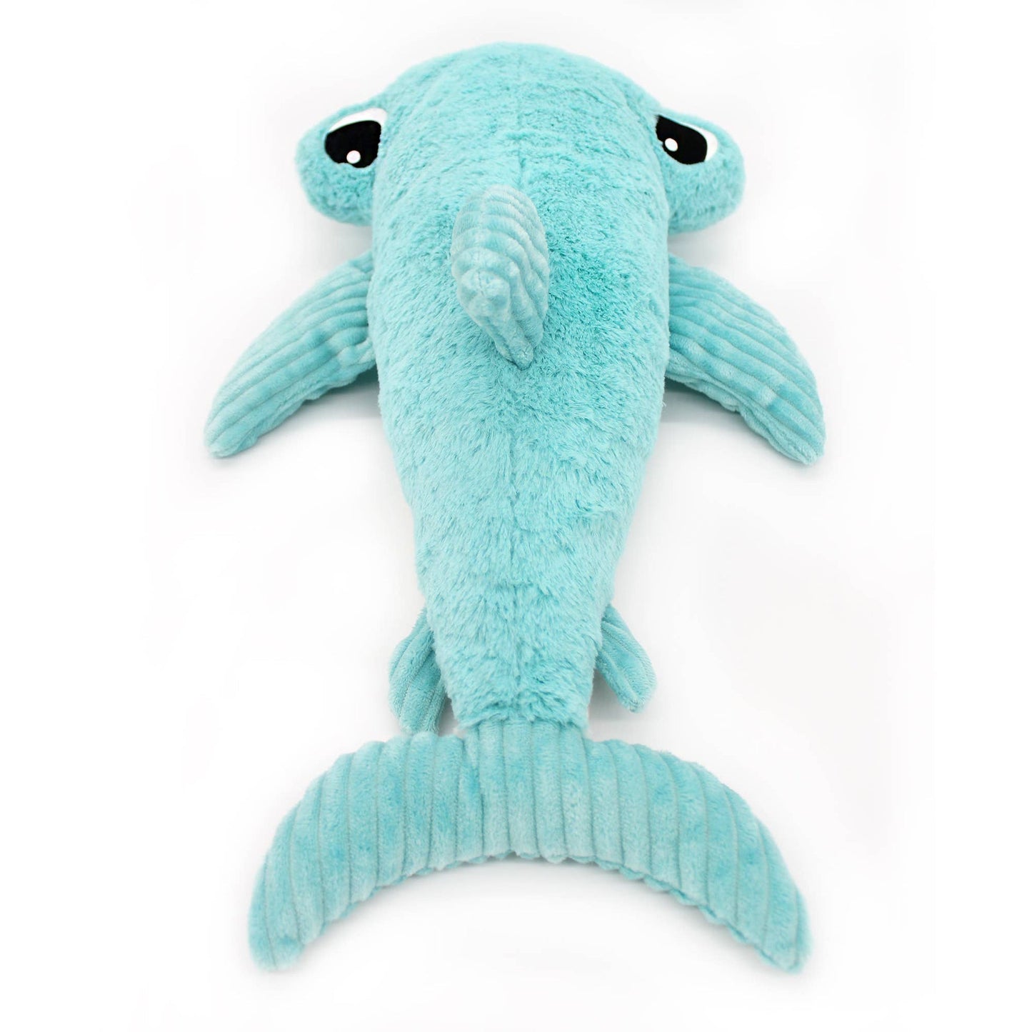 Peluche Ptipotos Maman et Bébé Requin Marteau - Bleu Aqua
