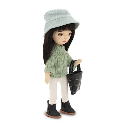 Poupée Lilu avec pull vert 32 cm