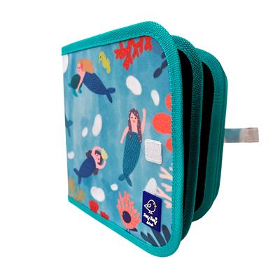 Jaq Jaq Bird: DOODLE IT & GO SIRÈNES 20x20cm, livre avec 8 pages, effaçable, 3+