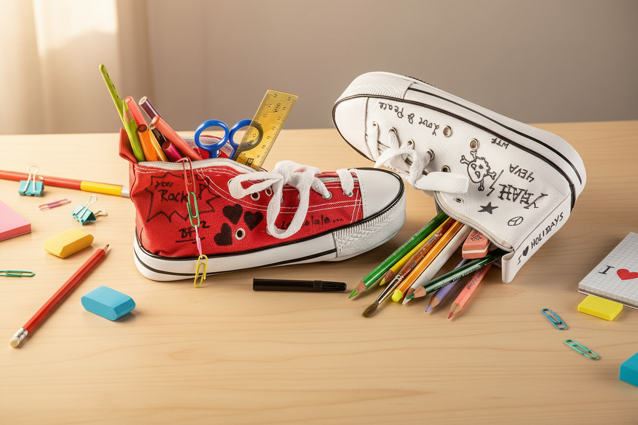 Trousse Chaussure Blanche Donkey Doodle