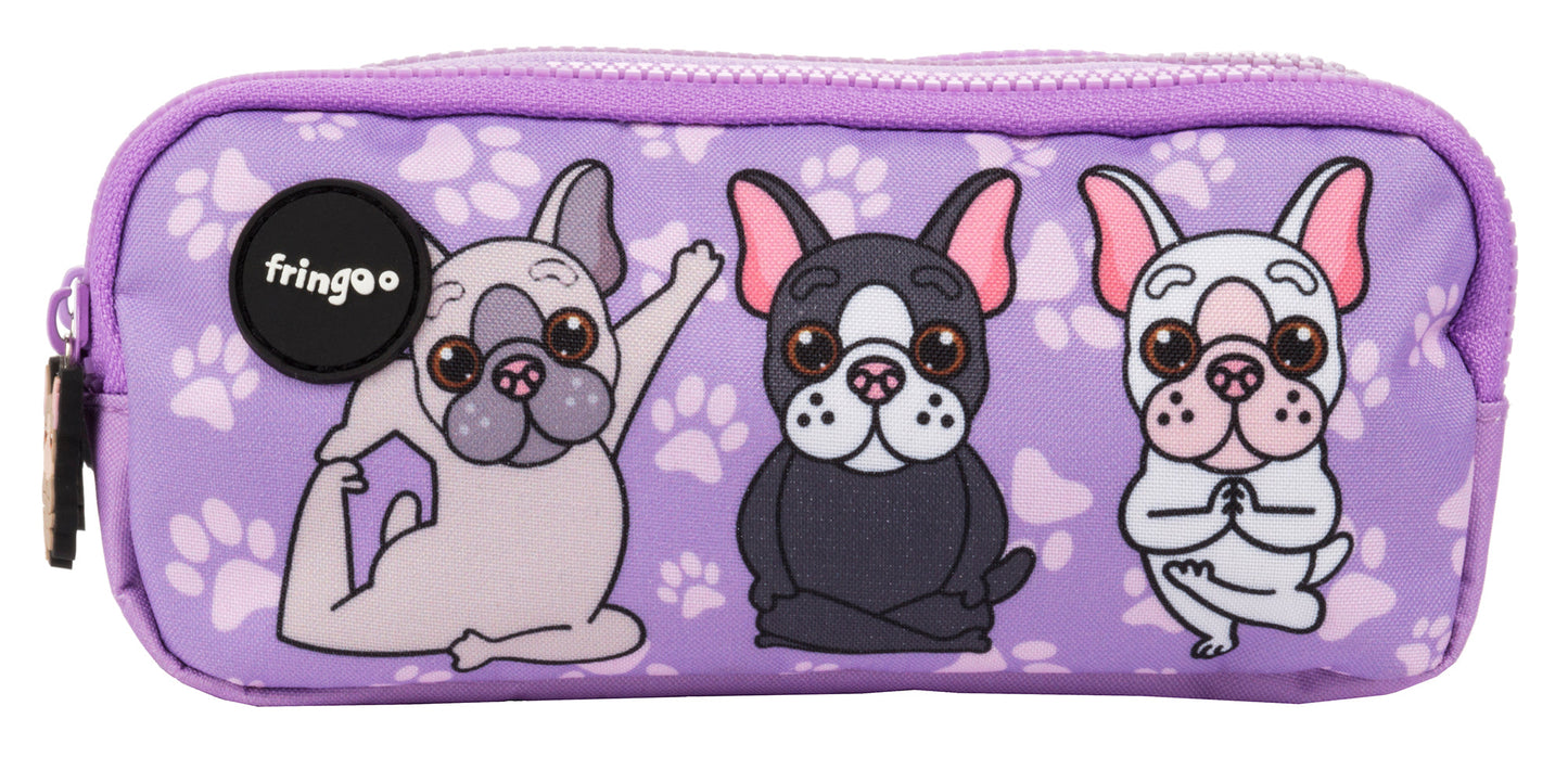 Frenchie Yoga Trousse scolaire