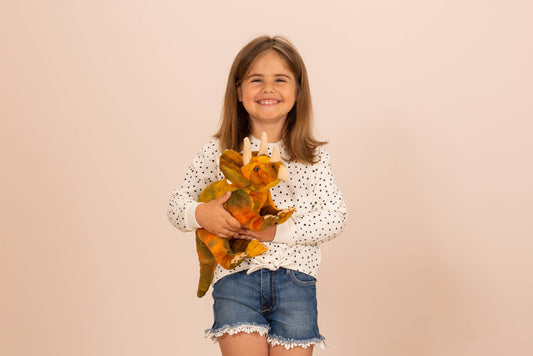 Peluche Dinosaure Tricératops