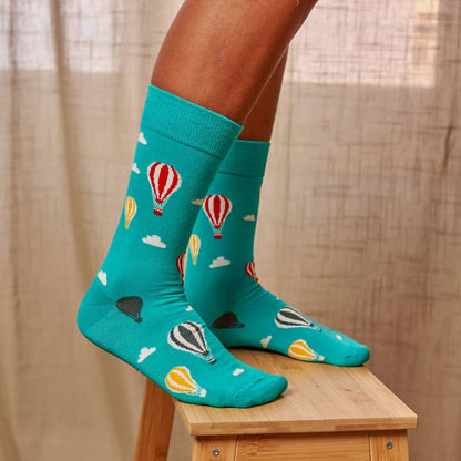Chaussettes Enfant Montgolfières