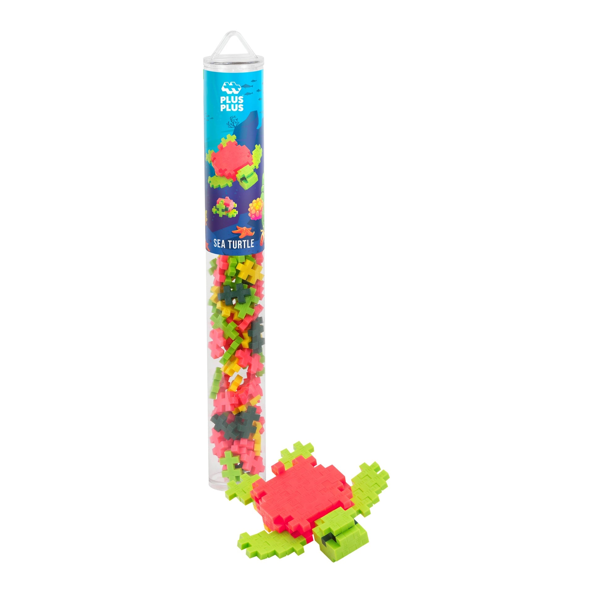 tube 100 pcs animaux jeu de construction plus plus