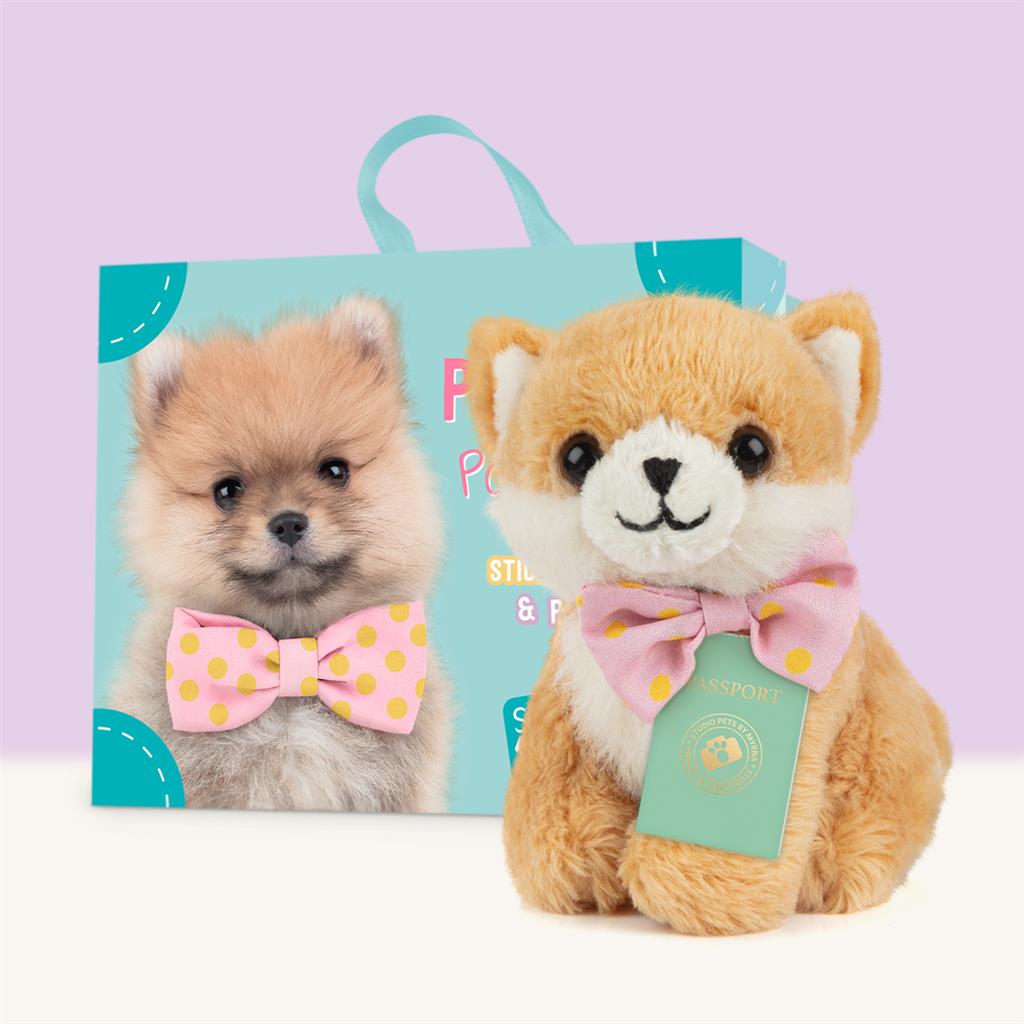 Mini Peluche Chiot Poméranien