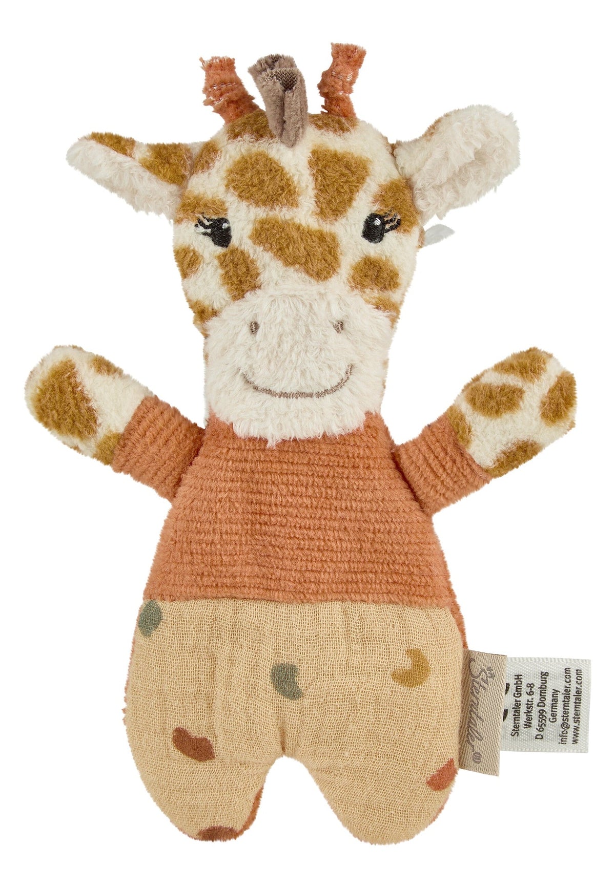 Jouet crépitant Girafe Kaya - 17 cm – vue 4