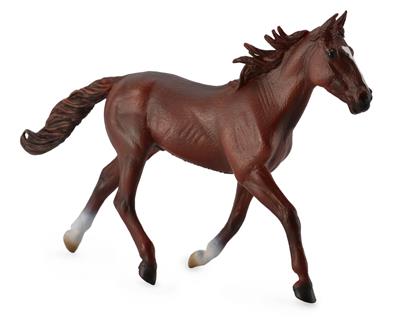 Collecta Chevaux (XL): STANDARDBRED ÉTALON MARRON 18.5x11.3cm
