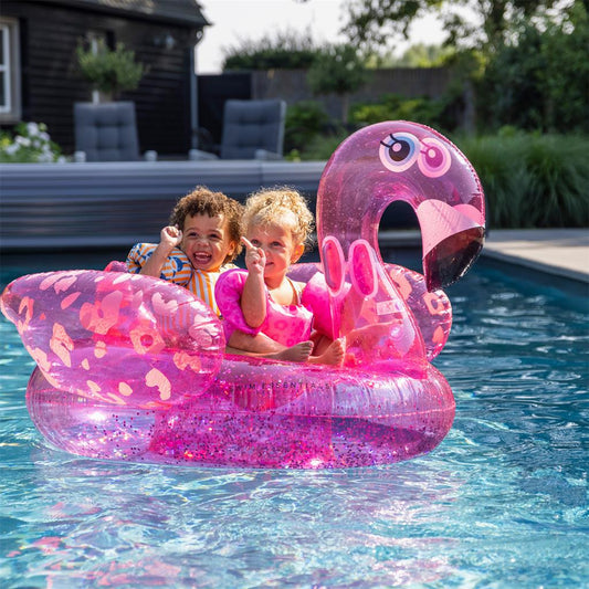 Flamant Rose Gonflable XXL