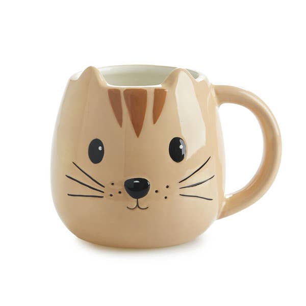 Mug Rond Chat orange