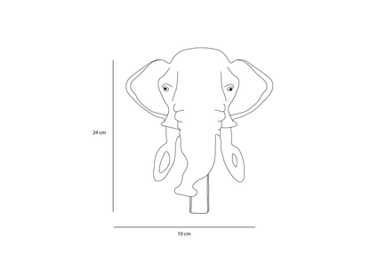 Porte-manteau Peluche Mammouth