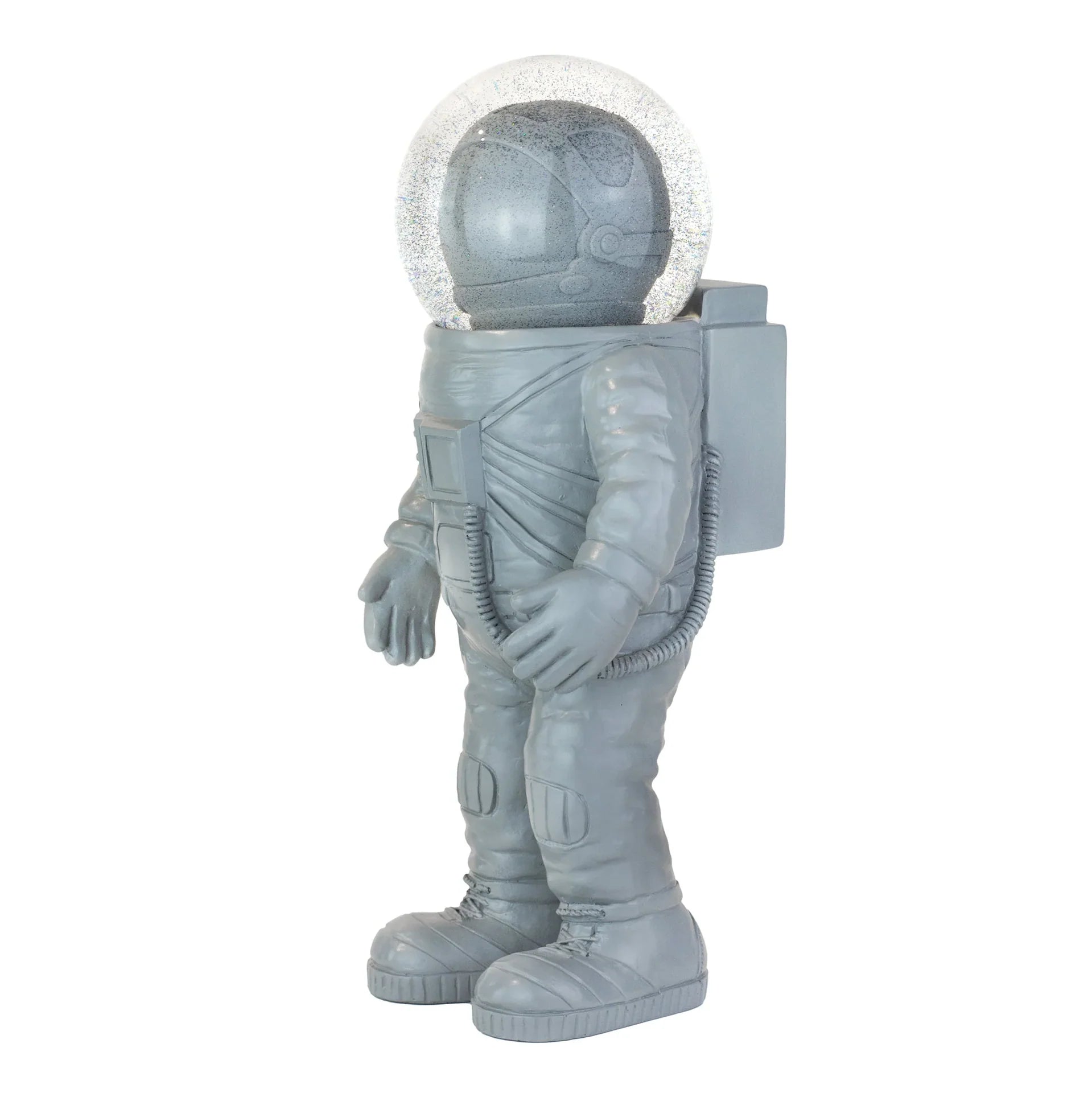 boule a neige astronaute geant gris donkey